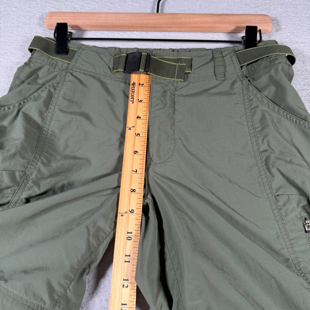 REI Sahara Womens 4T Olive Green Convertible Cargo Hiking Pants UPF 50 Nylon - Picture 9 of 14